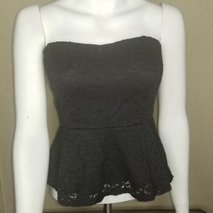 Ambiance Strapless Peplum Top